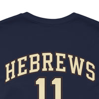 Load image into Gallery viewer, Hebrews 11 'By Faith' Christian T-Shirt — Inspirational Faith Tee