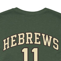 Load image into Gallery viewer, Hebrews 11 'By Faith' Christian T-Shirt — Inspirational Faith Tee