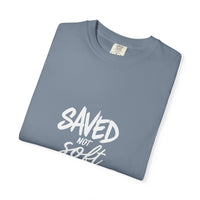 Load image into Gallery viewer, SAVED NOT SOFT – Men’s Comfort Colors Garment-Dyed T-Shirt