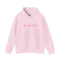 Load image into Gallery viewer, Love Like Jesus Women’s Hoodie – Soft Faith Essential