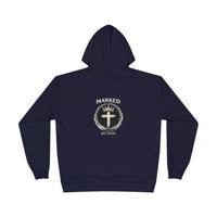 Load image into Gallery viewer, Marked &amp; Set Apart Hoodie — Christian Cross Faith Graphic Pullover