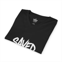 Load image into Gallery viewer, SAVED NOT SOFT – Women’s V-Neck Tee