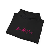 Load image into Gallery viewer, Love Like Jesus Women’s Hoodie – Soft Faith Essential