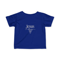 Infant Tee — "Jesus Loves Me" Christian Baby Shirt