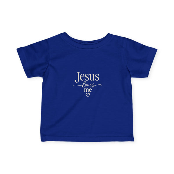 Infant Tee — "Jesus Loves Me" Christian Baby Shirt