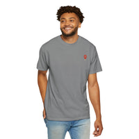Load image into Gallery viewer, Red waypoint, WAS LOST GOT FOUND, Men's Garment Dyed Tee