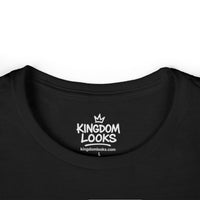 Load image into Gallery viewer, Christian Cross Women's Tee — 'Rooted in Christ' Faith Graphic Shirt