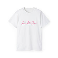 Load image into Gallery viewer, Women’s “Love Like Jesus” T-Shirt – Minimal Christian Graphic Tee