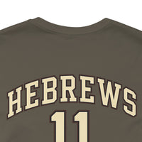 Load image into Gallery viewer, Hebrews 11 'By Faith' Christian T-Shirt — Inspirational Faith Tee
