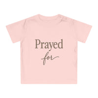 Prayed For Baby Tee — Christian Infant Shirt | Spiritual Newborn Gift