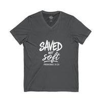Load image into Gallery viewer, SAVED NOT SOFT – Women’s V-Neck Tee