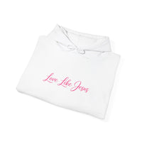 Load image into Gallery viewer, Love Like Jesus Women’s Hoodie – Soft Faith Essential