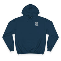 Load image into Gallery viewer, Faith Over Fear Hoodie — Inspirational Graphic Champion Hoodie